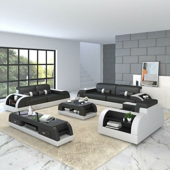 Sofa set 32 seater set sofa upholstery couch leather upholstery set group new
