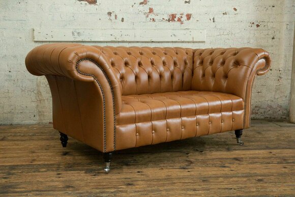 Sofa 2 Seater Leather Sofa Couch TV Armchair Upholstered Sofa Lounge Sofa Two Seater