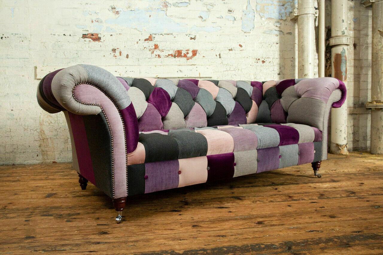 Chesterfield Sofa 3 Seater Upholstery Designer Couches Sofas Set Three Seater