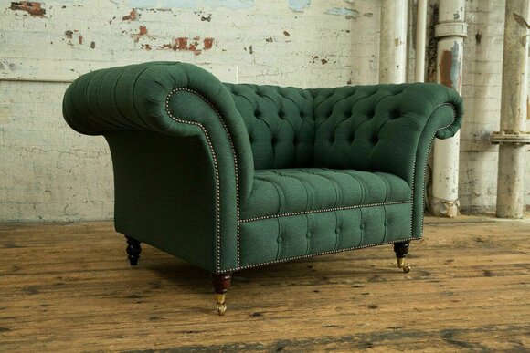 Couch Upholstery Sofa Textile Chesterfield Couches Set 1,5 Seater Three Seater