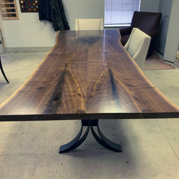 Wood table dining table Real wood designer kitchen table Massive tables 1sqm price