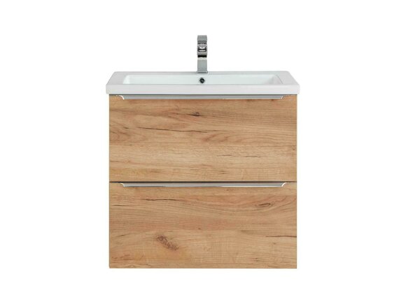 Design luxury washbasin wall hanging cabinet with built-in washbasins