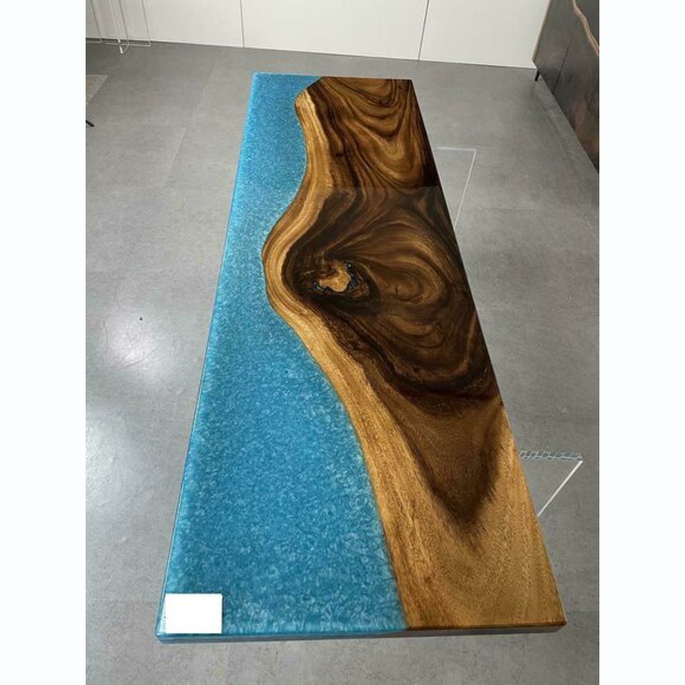 epoxy resin dining table real wood solid furniture waterfall epoxy table furniture new