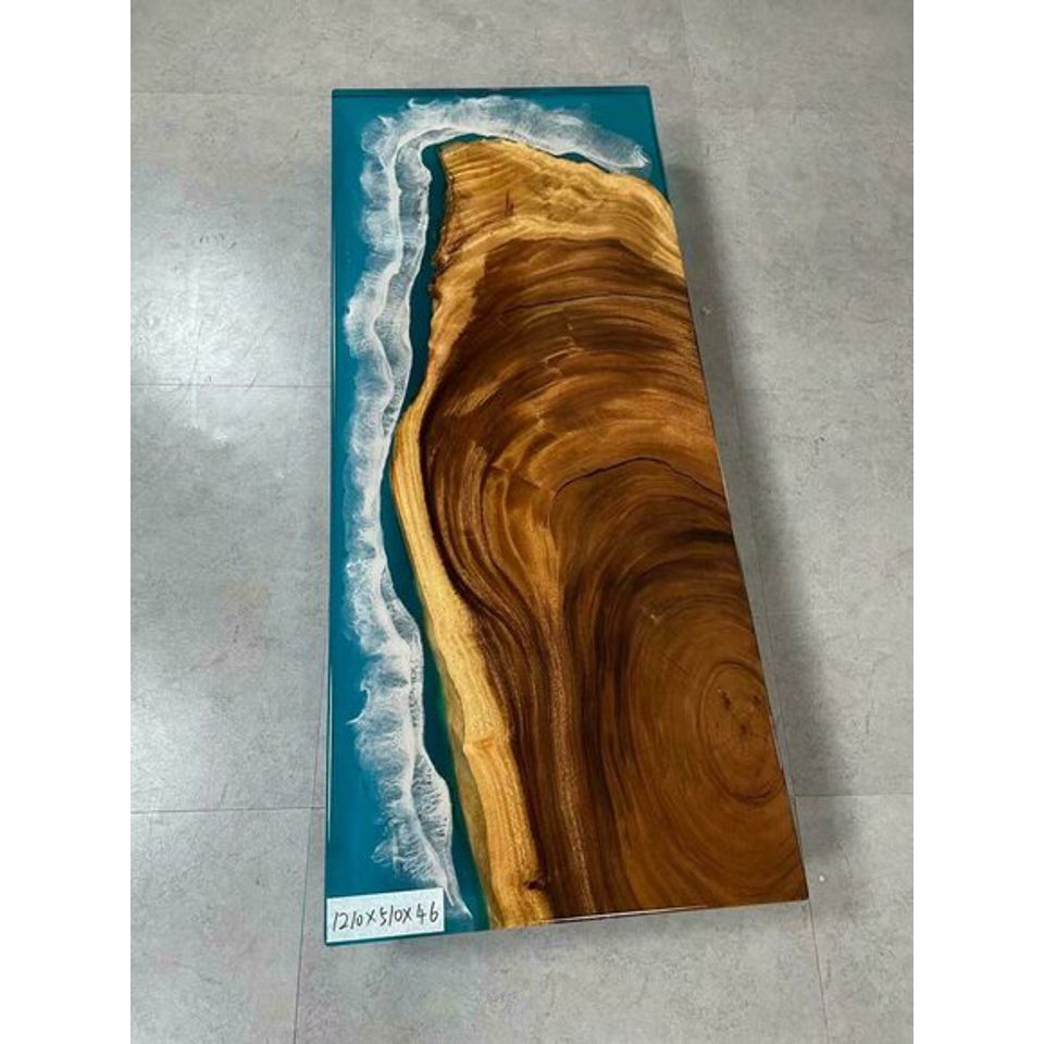 Side table coffee table epoxy furniture designer table epoxy resin tables 121x51cm