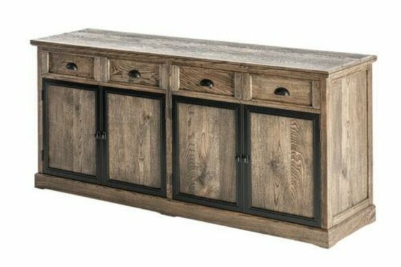 Chest of Drawers Dresser Side Lowboard Cabinet Living Room Shelf Wood Luxury