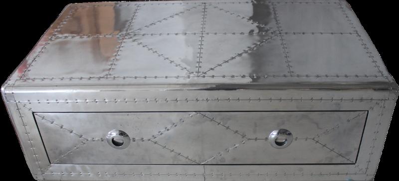 Aviator coffee table vintage airplane style side table living room table new