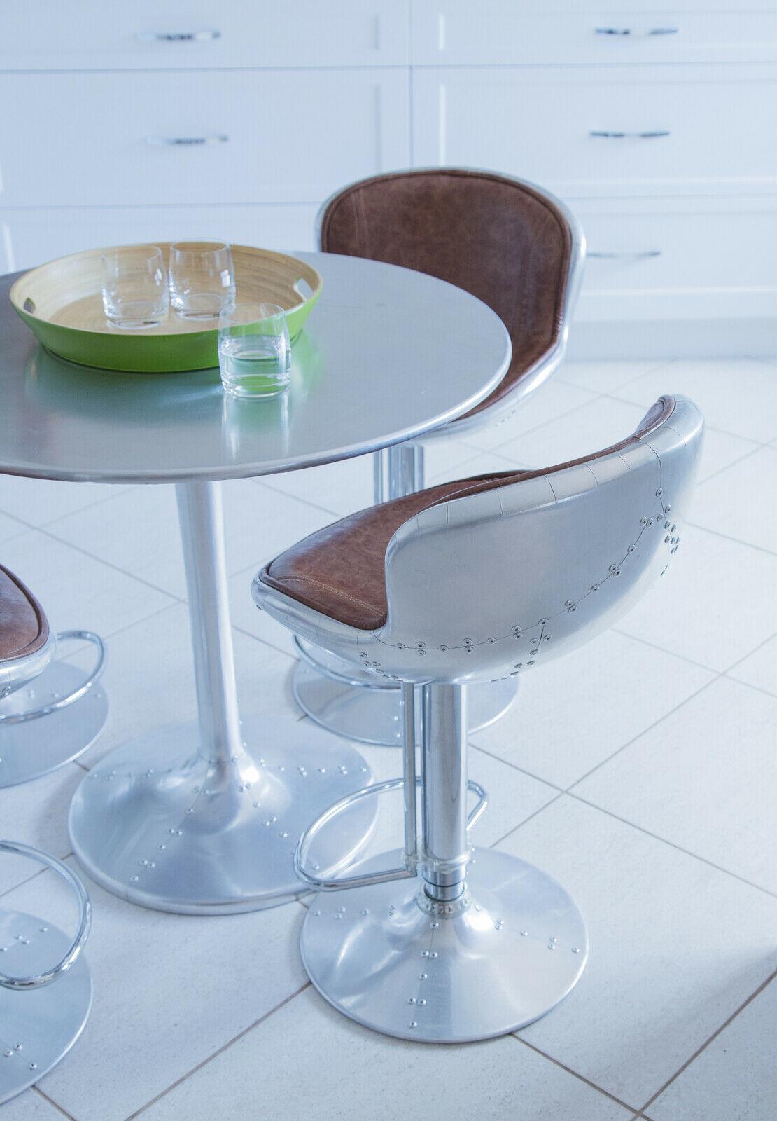 Stool bar stool armchair chair bar counter furniture aviator aluminum chairs