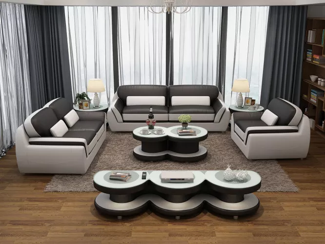 Sofa set 321 table stool sideboard living area couches sofa couch 7 pieces.