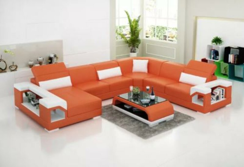 Corner sofa living area corner couch corner set upholstery sofa U shape leather sofa couch