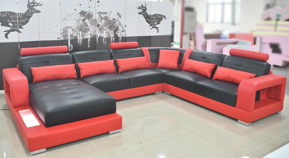 Sectional couches red shop deer