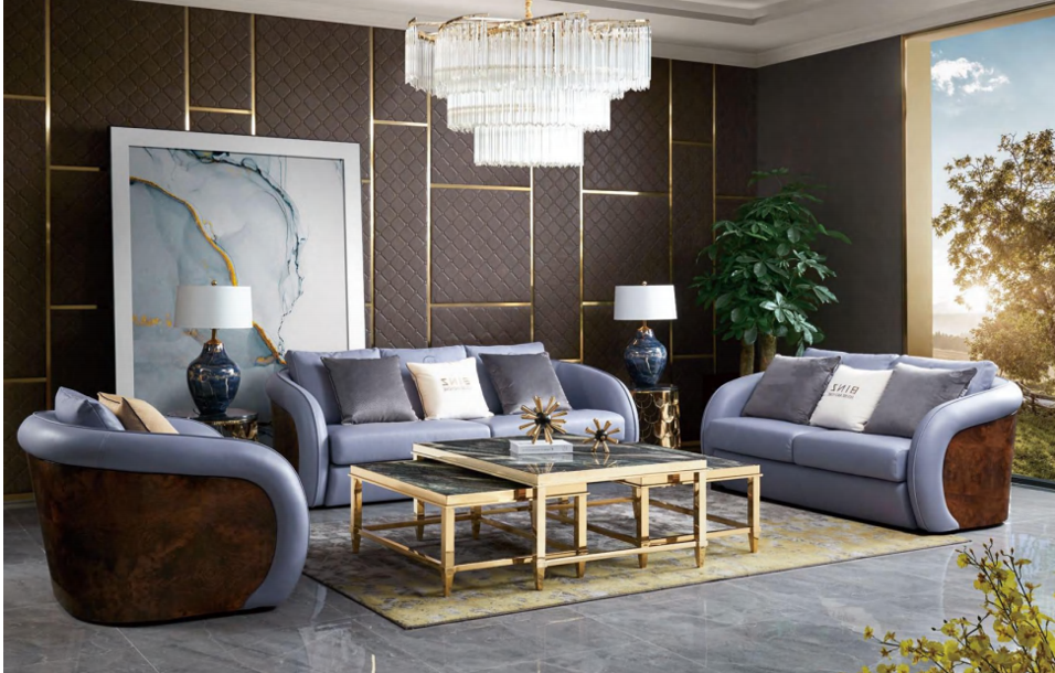 Sofa Set 321 Seater Living Landscape Sofa Couch Upholstery Set Sofas Leather