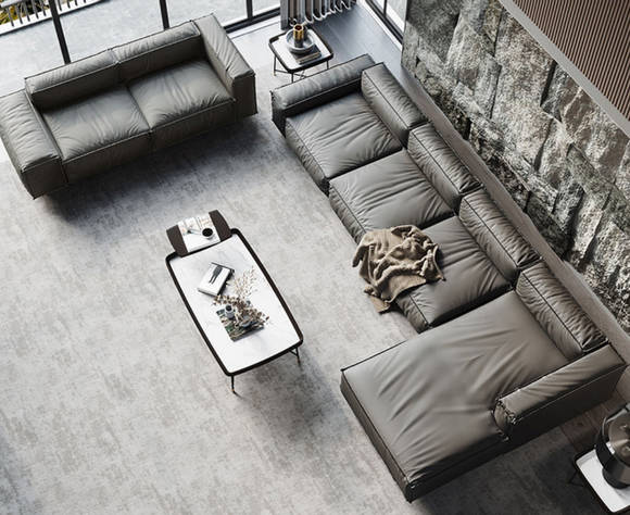 Corner sofa sofa couch upholstery living area corner sofa set L shape grey