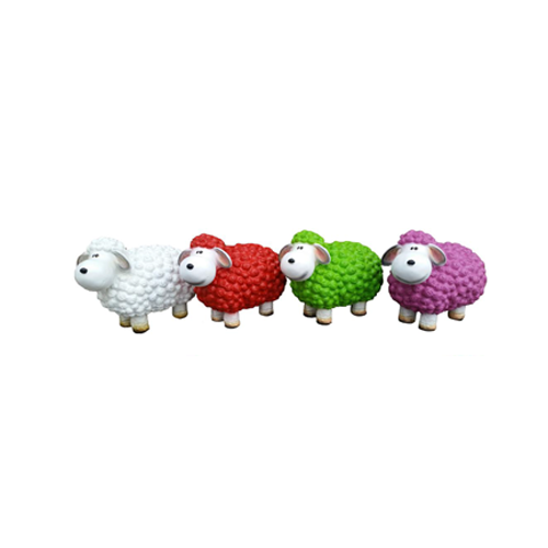 Interesting abstract modern sculpture of a sheep, figure height 43 cm