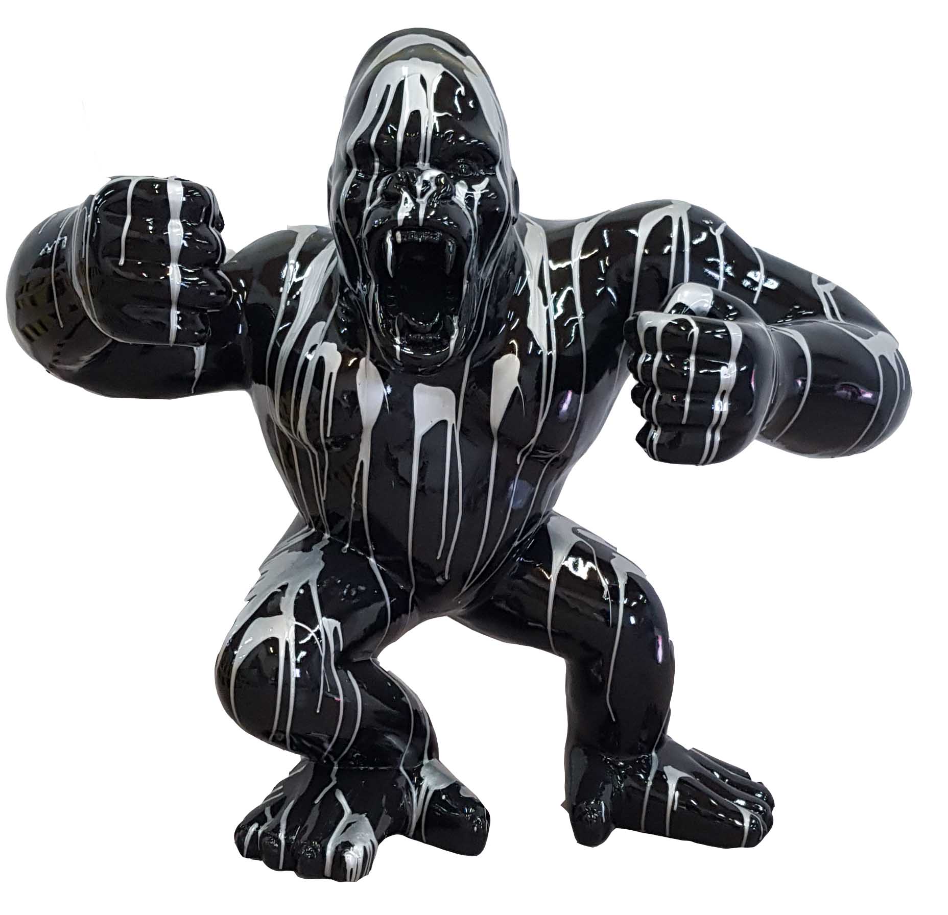 Designer Statue Modern Figures Statues Decoration Deco Gorilla Garden