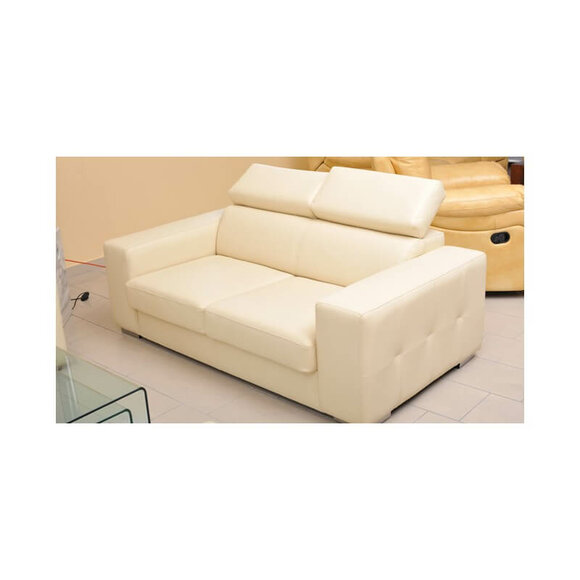 Two Seater Sofa New Modern Sofa Beige 2 Seater Couches Sofas Furniture Lounge Wood