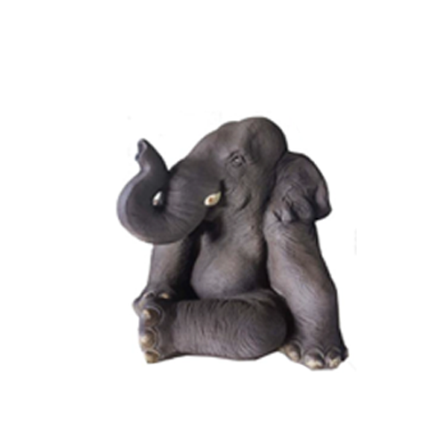 Elephant Life-size Figure Decoration Statues Sculpture Elephant Figurines 51cm