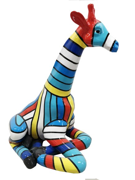 Designer Figures Modern Decorations Garden Giraffe Statue Sculpture Sculptures