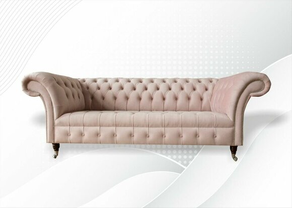 Chesterfield 3 Seater Sofa Pink Design Couches Upholstery Sofas Leather Sofa Couches