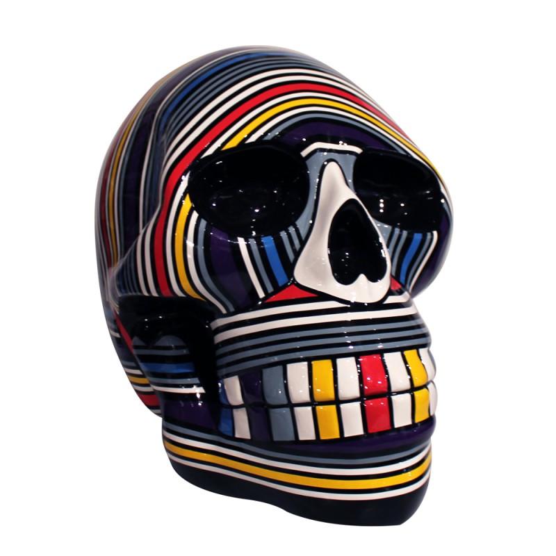 Modern Abstract Design Skull Sculptures Skull Sculpture Decoration New