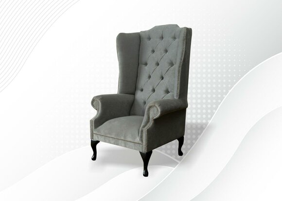 Upholstered sofas Chesterfield wing chair Classic chair of the premium class New