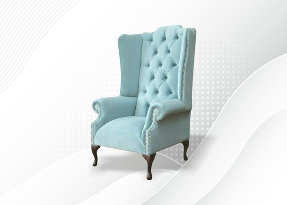 Sofa Chesterfield armchair TV couch 1 seater textile fabric couches upholstery new