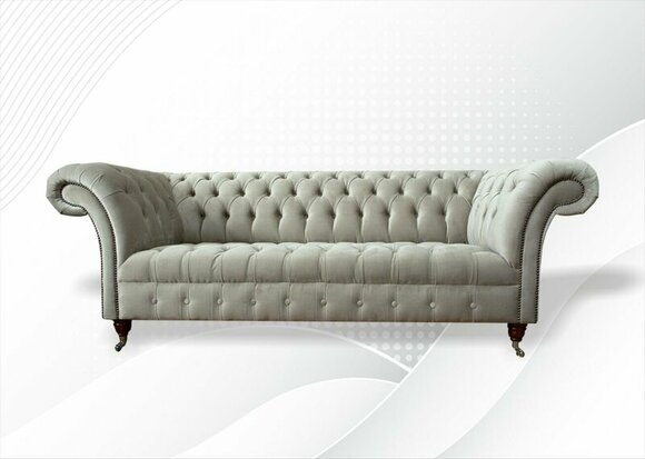 Chesterfield 3 seater cream living room modern design couches sofa new creative