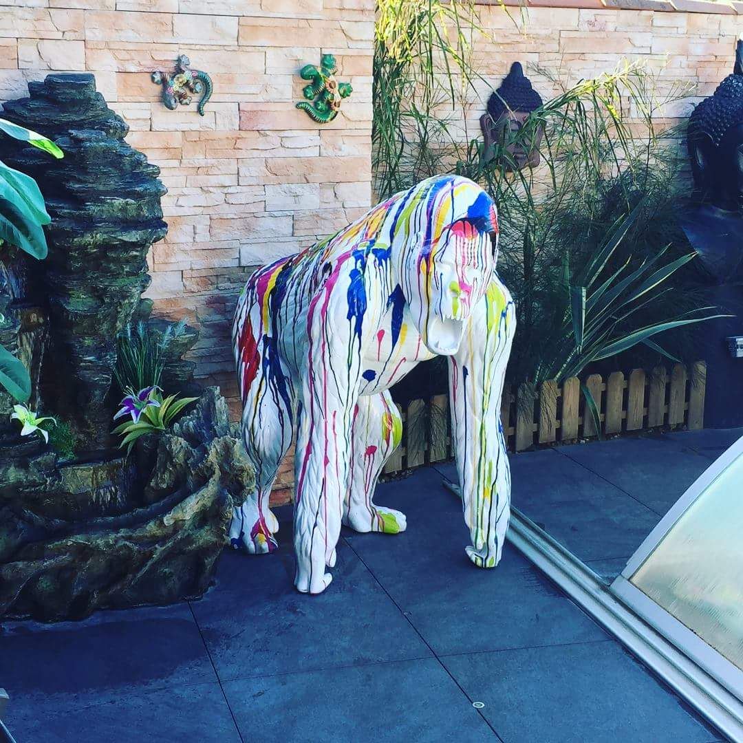 Designer Figurine Good Statue Modern Figurines Statues Decoration Perfect Decoration And Gorilla Garden New