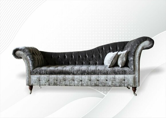 Chesterfield Chaise Lounge Living Room Modern Couchen Sofa Luxury Furniture Fabric New