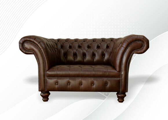 Armchair Chesterfield upholstery Relax fabric textile leather Lounge Club single seater New
