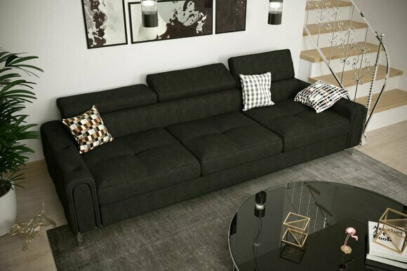 Sofa 3 seater textile leather sofas couch upholstery luxury furniture modern three seater