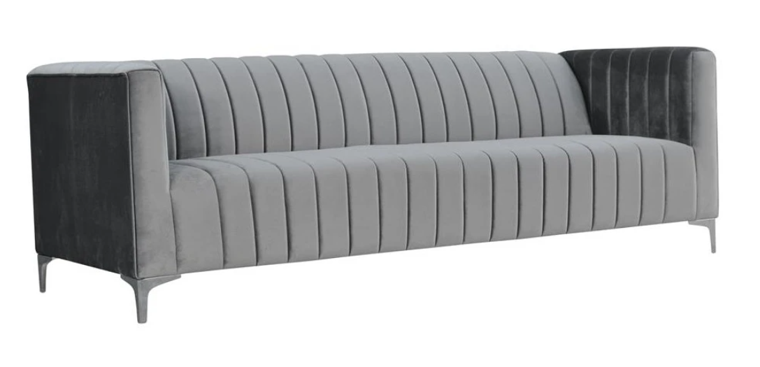 Grey Three Seater Sofa Fabric Living Room Design Couches Upholstery Sofas Grey Couch