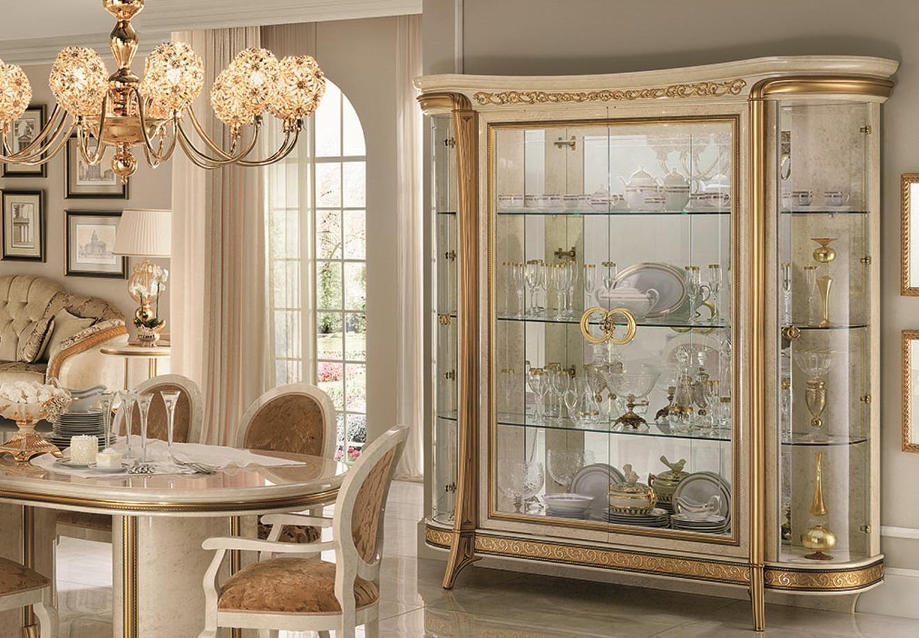 Living Room glass cabinet showcase Traditional Display Cabinets