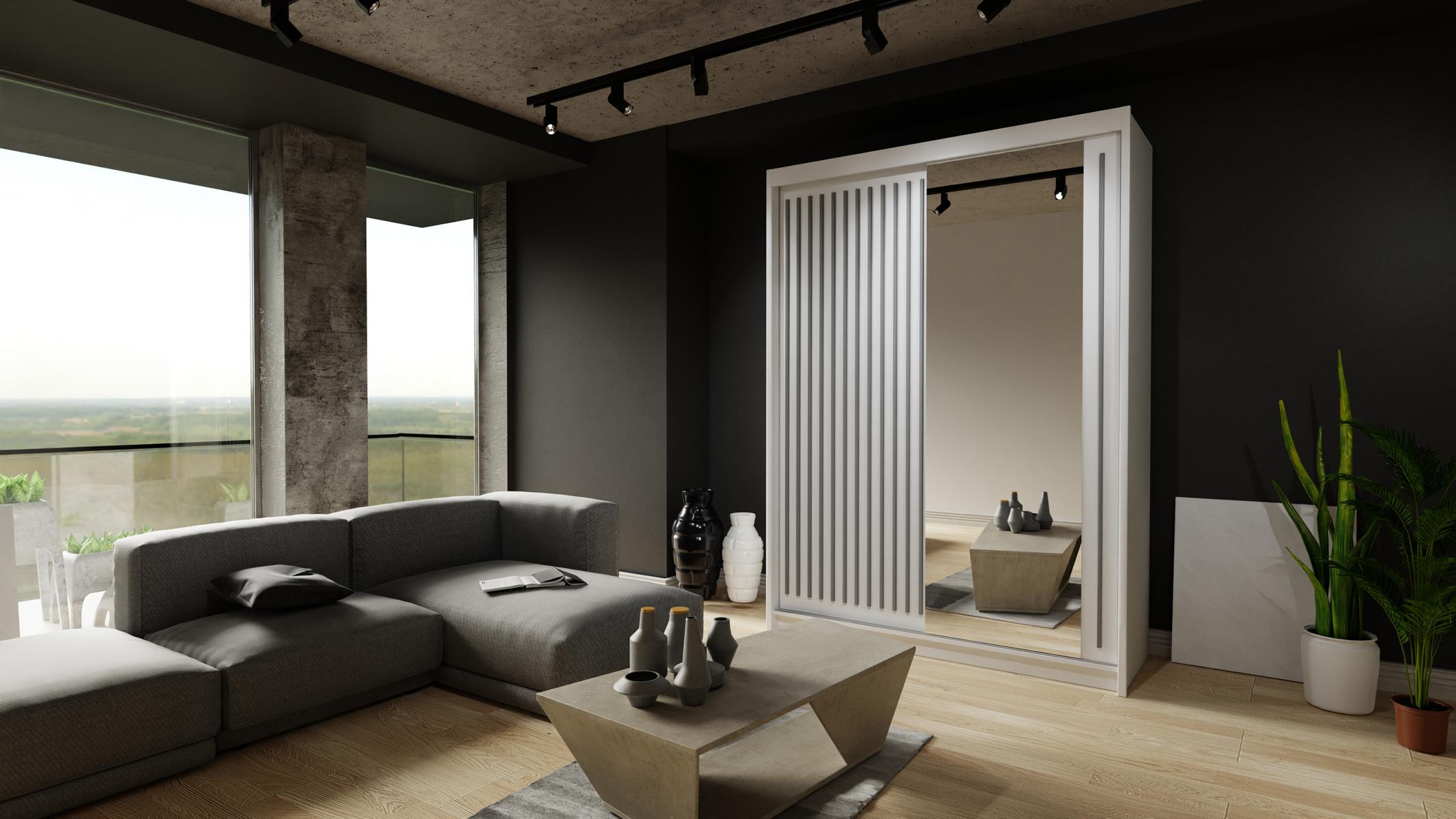 Bedroom Wardrobe Wood Designer New Modern Furniture Shelf Cabinets Cupboard