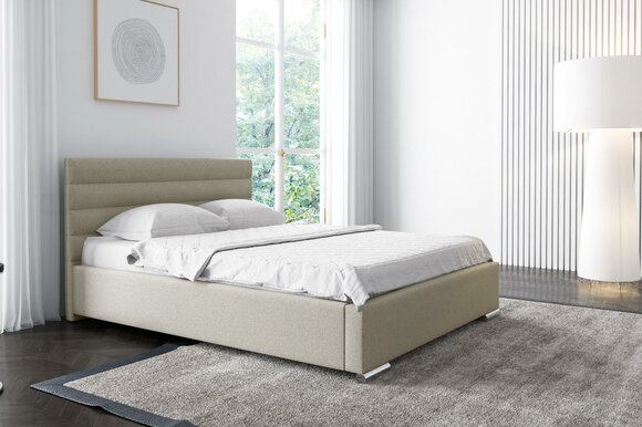 Double Hotel Modern Bed Bedroom Beds 160x200 Upholstered Bed Frame New