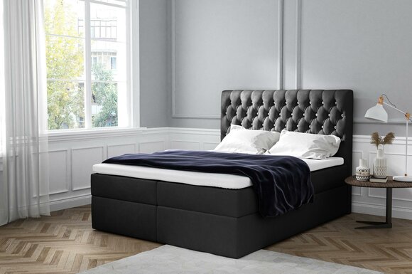 Boxspring Bed Double Bed Marriage Bed Frame Bed Upholstered Bed Beds 180x200cm