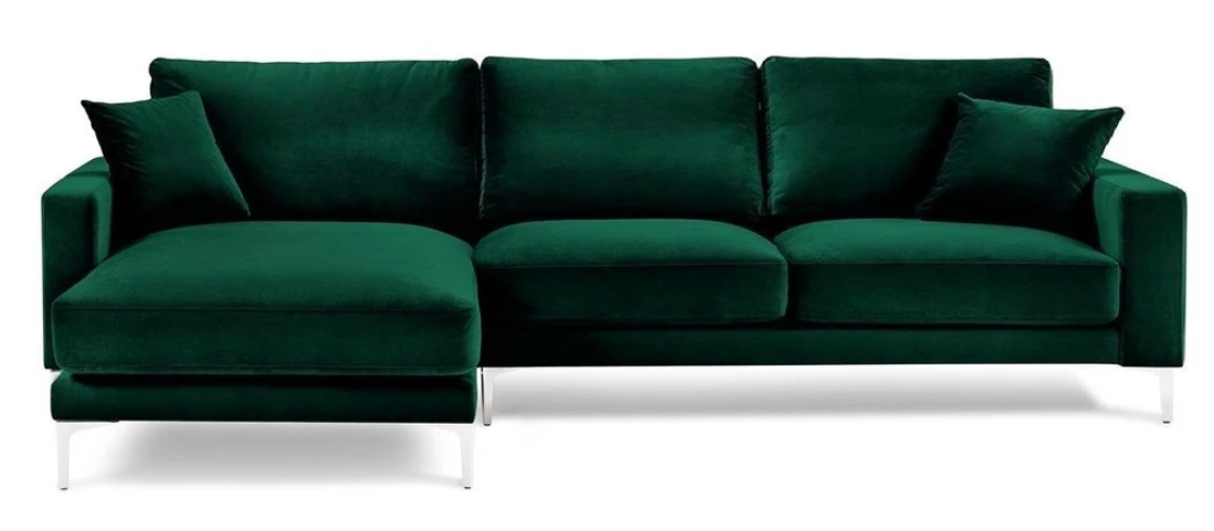 Loft Sofa Luxury Corner Sofa Furniture Corner Set Velvet Couches Sofas Green Living Room
