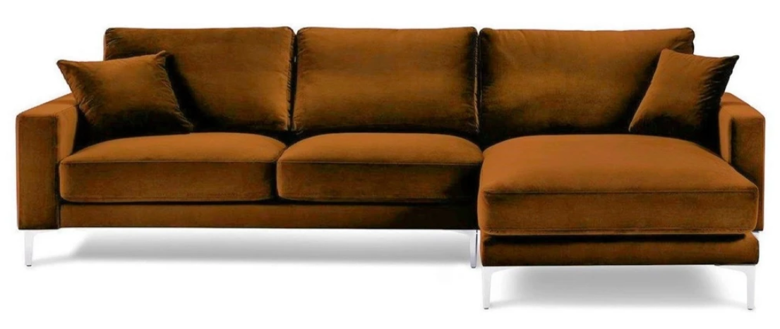 Fabric Living Room Design Couches Cushions Sofa Orange Corner Sofas Italian