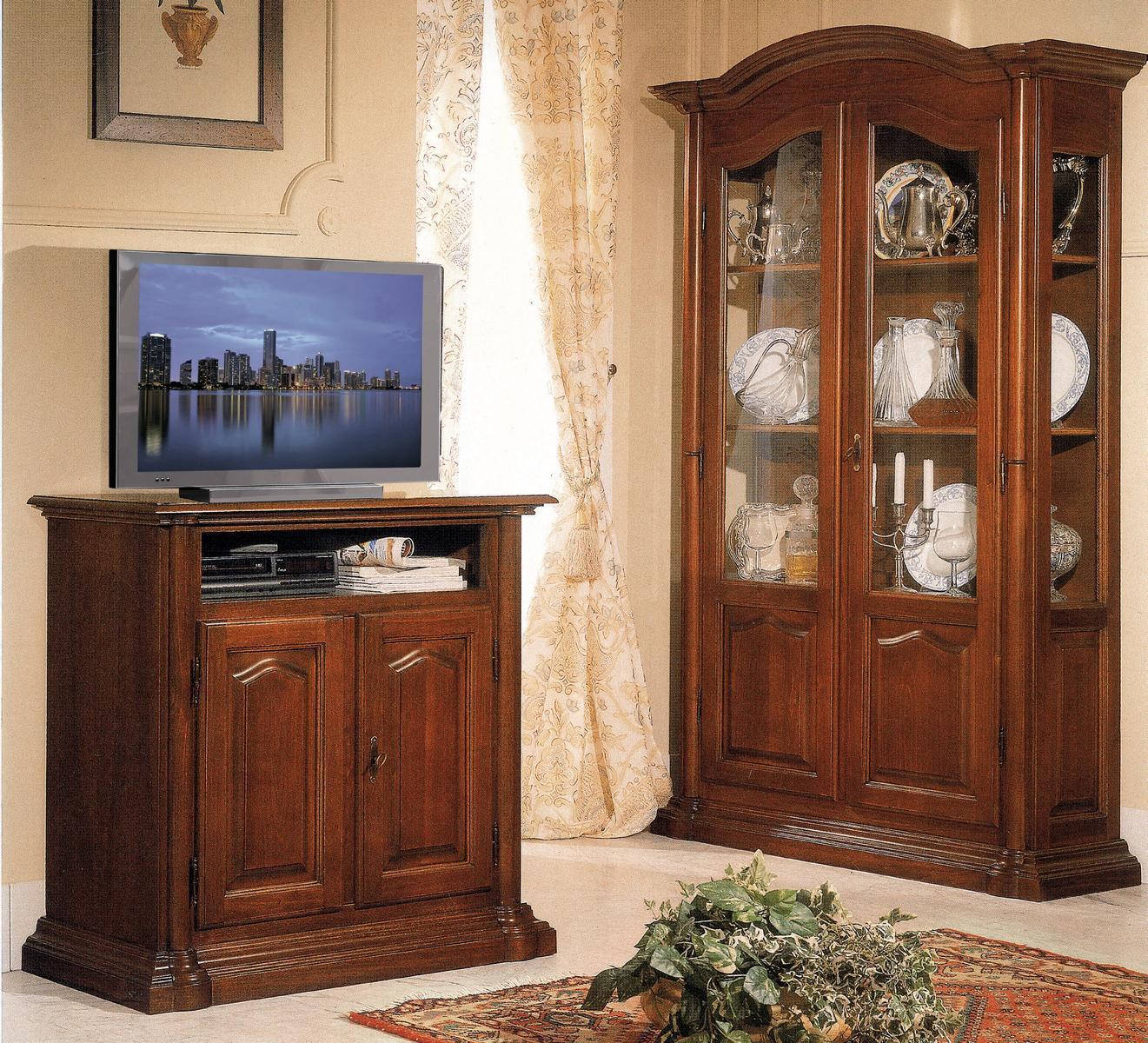 tv sideboard rtv living room design shelf wood shelves lowboard Italy brown