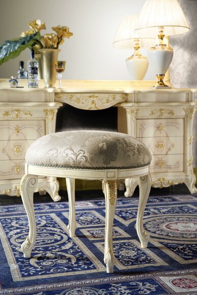 Upholstered Stool Seat Stool Noble Designer New Furniture Pouf Footstool Seat Stool New