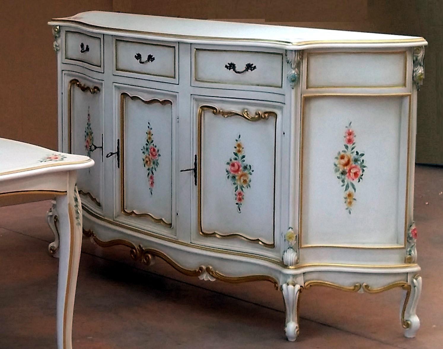 Dresser Italian Furniture Real Wood Sideboard Designer Luxury Wooden Dresser