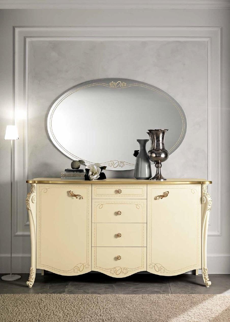 Chest of drawers Beige Sideboards Cupboard Chests of drawers Furniture Solid wood Bizzotto