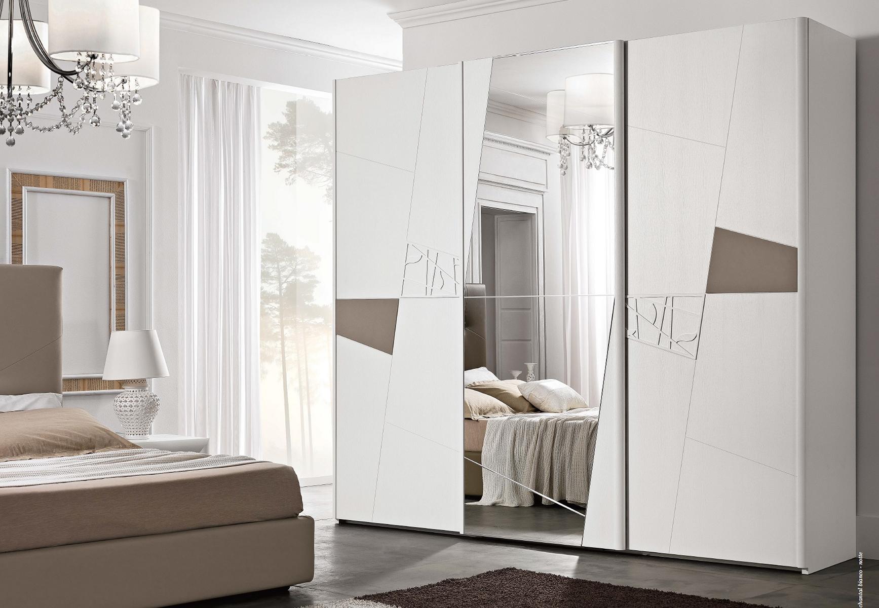 Wardrobe Cupboard Luxury Floating Doors Design Wardrobes Clothes Wood Furniture New