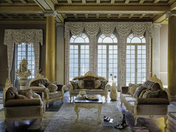 Italian sofa 3 seater velvet couch upholstery Winchester 230 cm brown furniture new