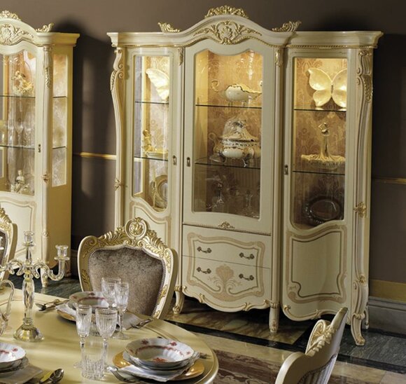 Showcase sideboard buffet cabinet Italian furniture furnishings shelves showcases