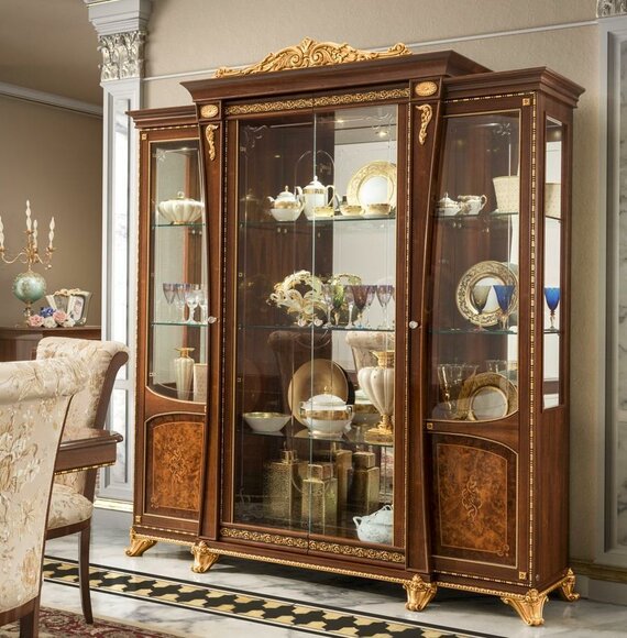 Showcase dining room sideboard wood cabinets furniture living room sideboard glass cabinet