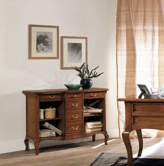 Classic cabinet solid wood furniture Italian furniture sideboard chest of drawers