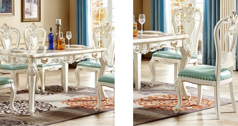 Chair Dining Room Armchair Chairs Wood Beige Single Seater Baroque Armchair