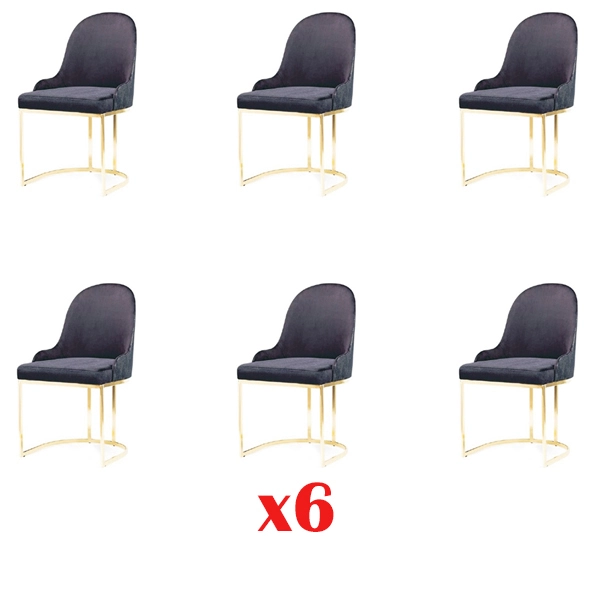 Kitchen Dining Group Set Chair Set Seat Upholstery Wood 6x Chairs New
