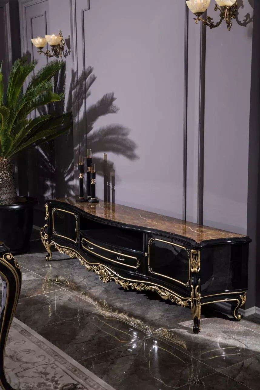 Luxury sideboard tv cabinet lowboard rtv furniture frame dresser