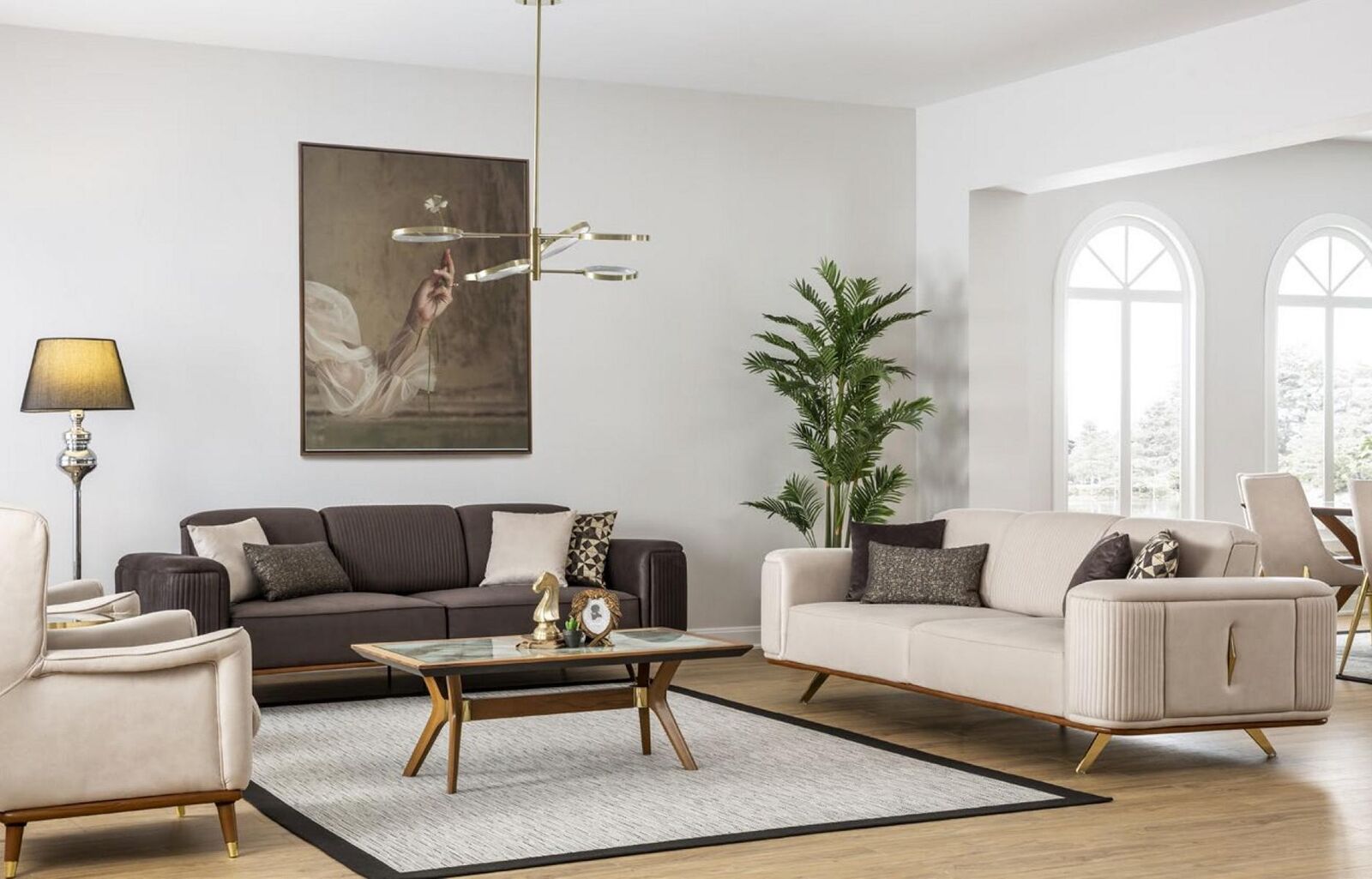 Luxury sofa set couch furniture set designer couches sets 4 pieces.